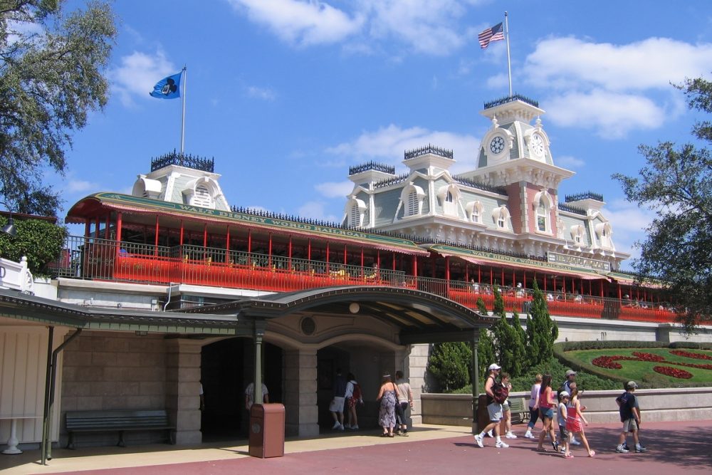 Walt Disney World Railroad Entrance Orlando Florida