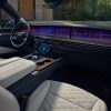 View of the 2025 Cadillac Escalade Sport Platinum interior, with a focus on the display.