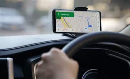 Google Maps driving mode
