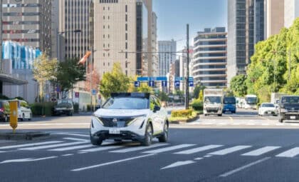 Nissan next-generation ProPILOT in the streets of Tokyo
