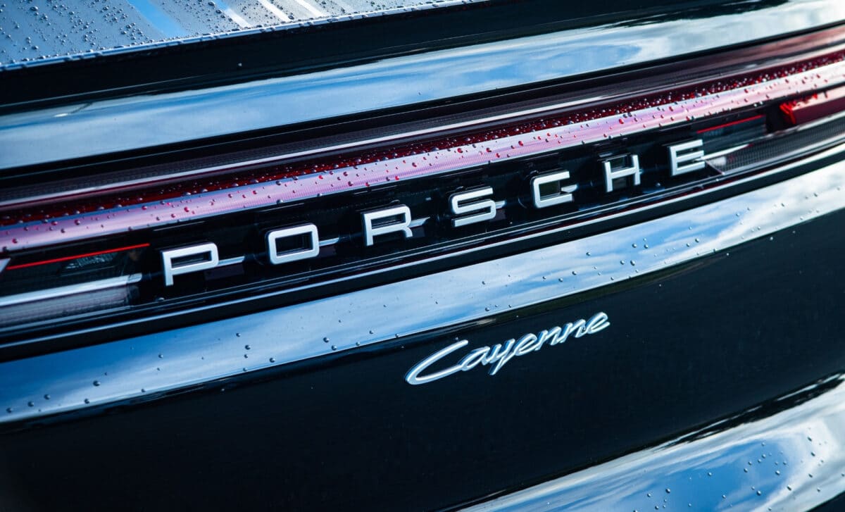 Porsche Cayenne luxury SUV front rear crest emblem logo