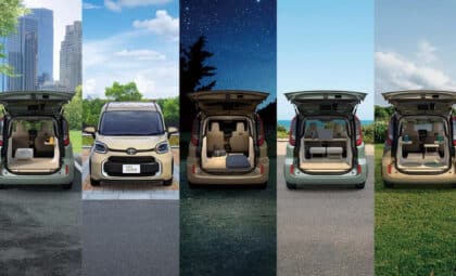 Toyota Sienta Juno in different situations