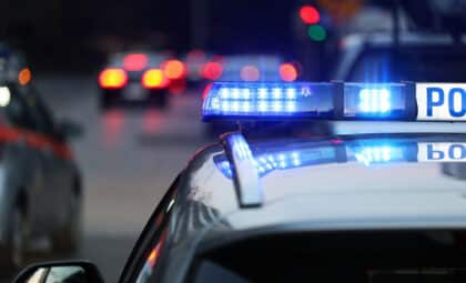 police patrol car