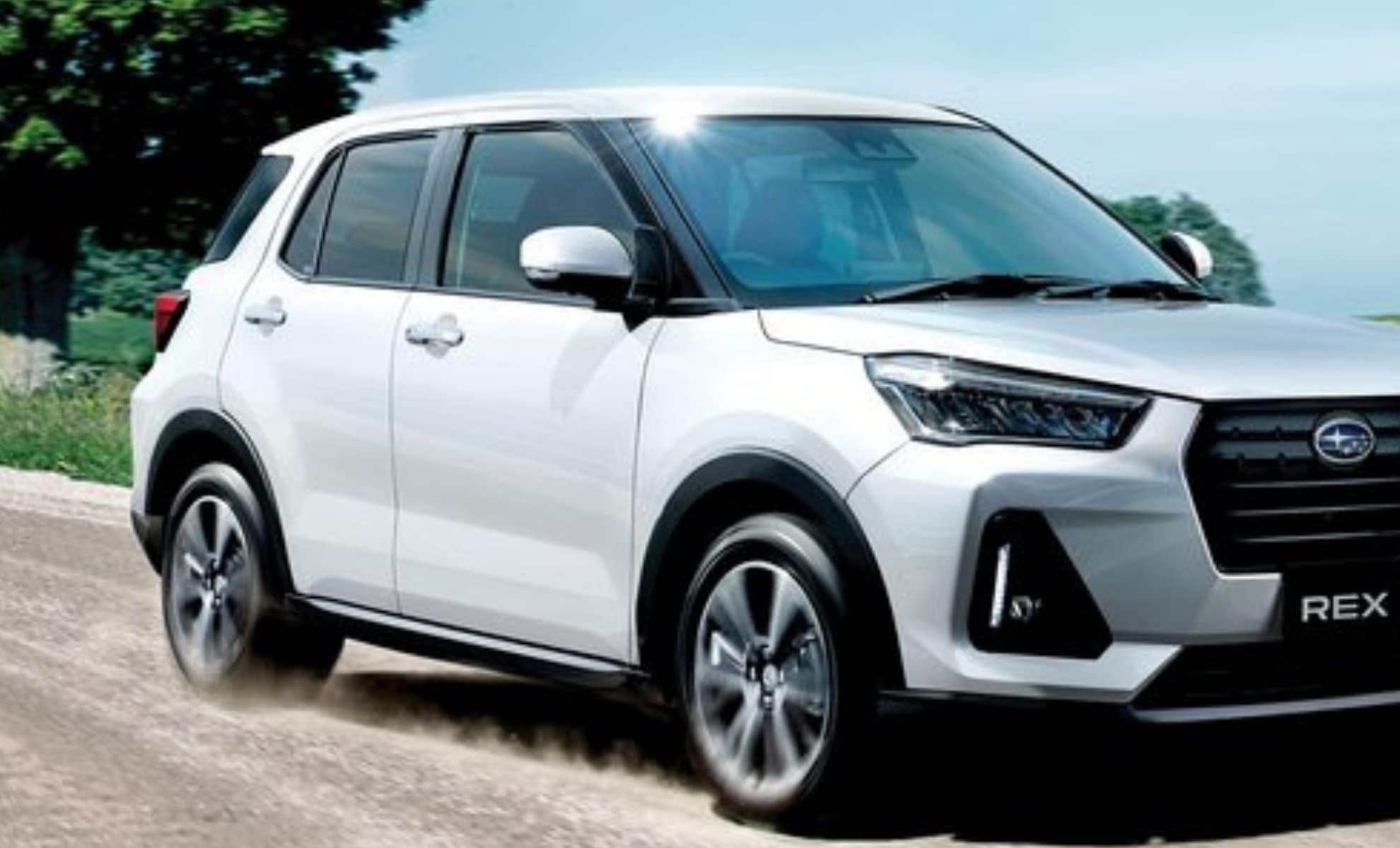 A White Subaru Rex