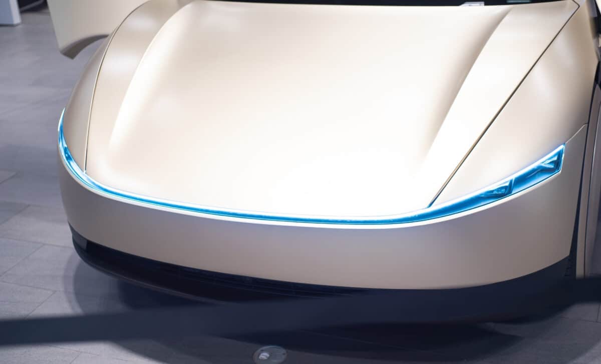 Tesla Cybercab Laser Headlights