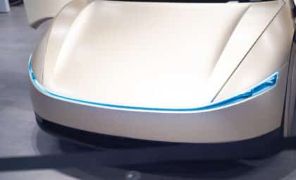 Tesla Cybercab Laser Headlights