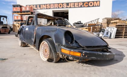 The Porsche 911S accidentally buried years ago