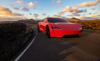 The Tesla Roadster