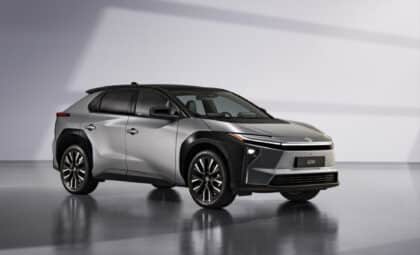 The new Toyota bZ4X electric SUV
