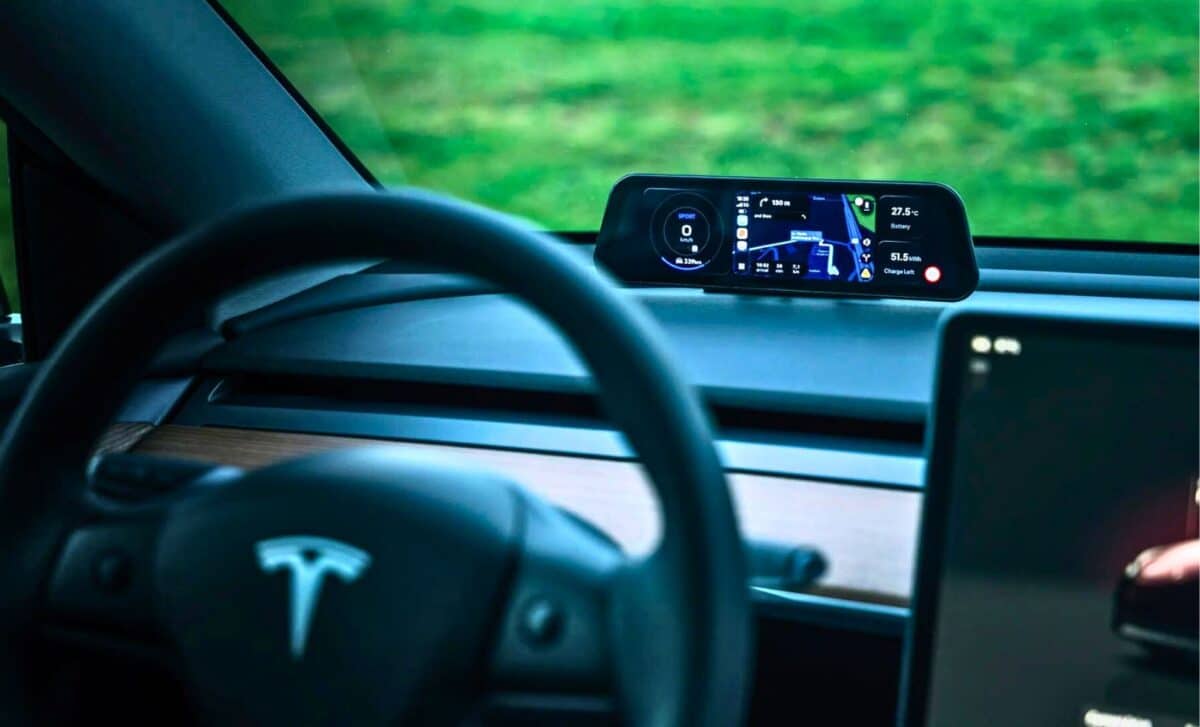 Driver-facing digital display called the S3XY Dash