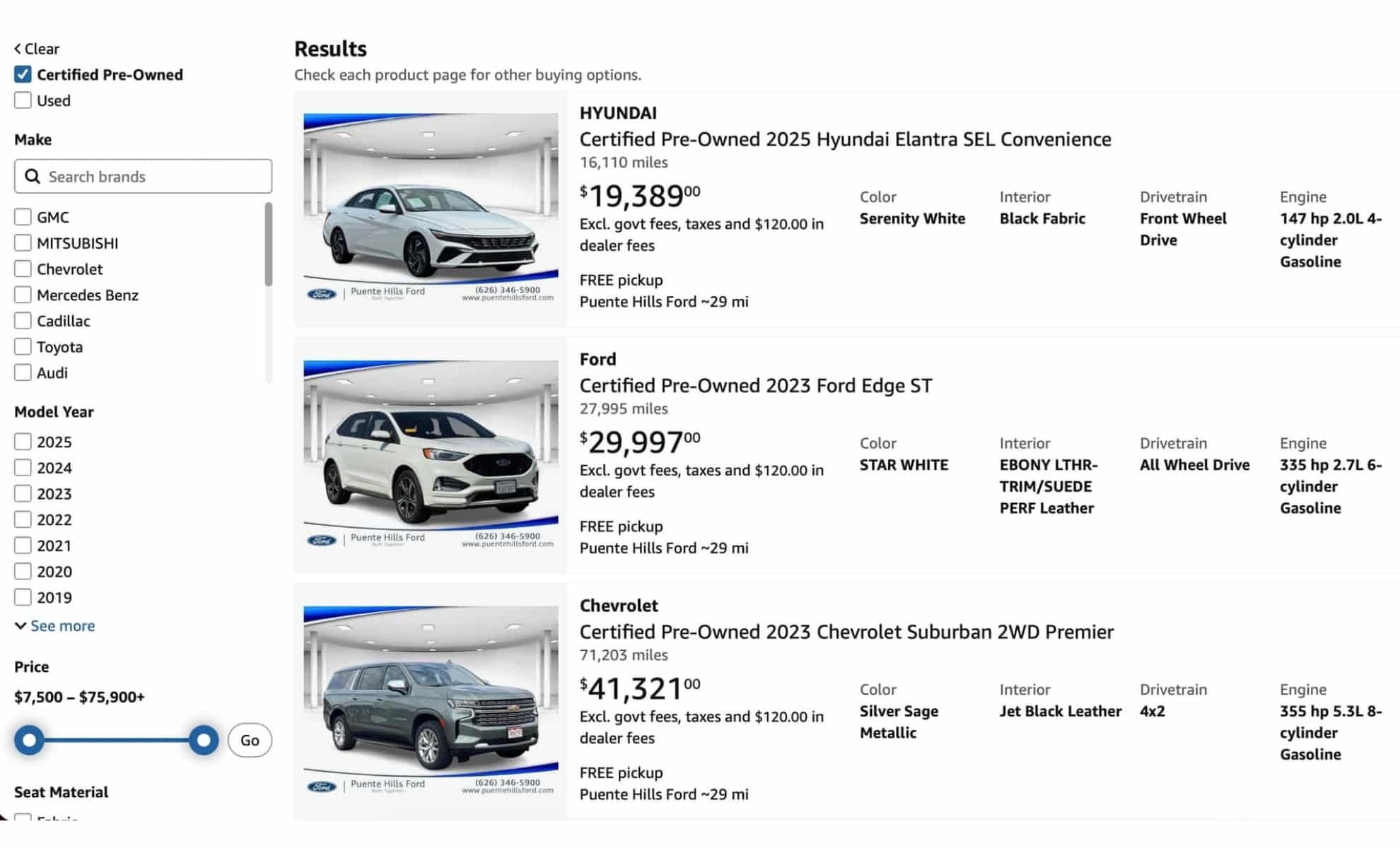 It's Official: You Can Now Buy Certified Pre-Owned Fords on Amazon ...