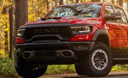 Red Dodge Ram TRX
