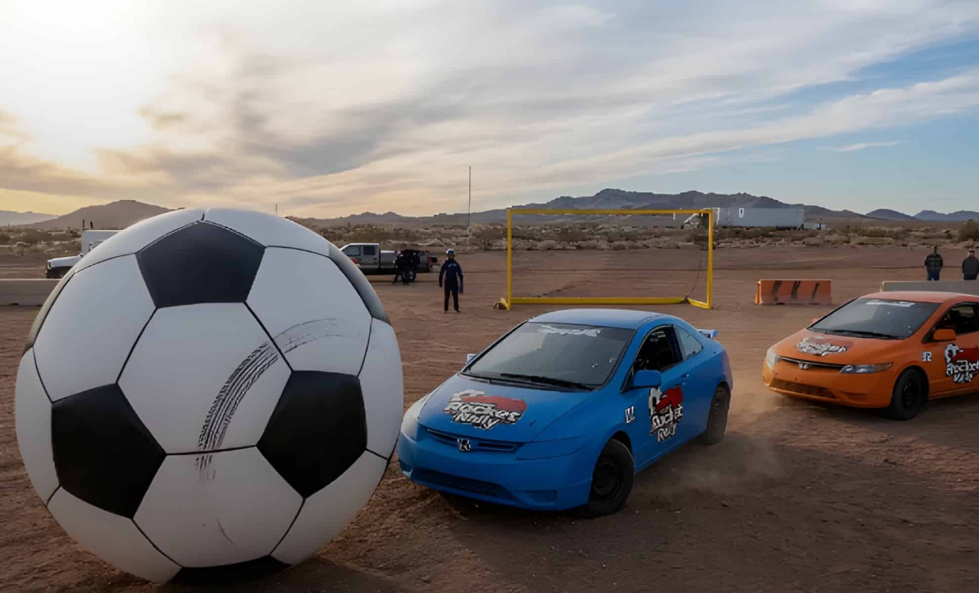 You Can Now Play Soccer With Rally Cars and a 6-Foot Ball in Las Vegas